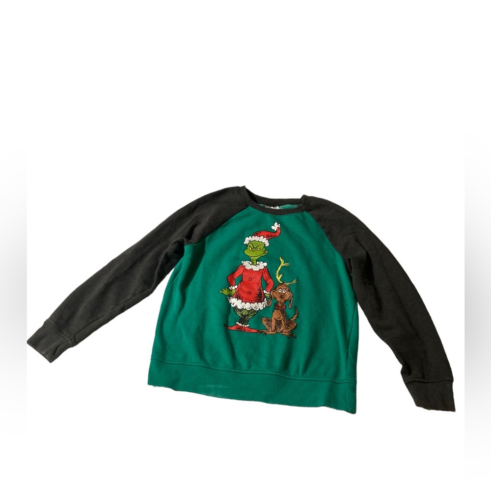 The Grinch Raglan Crew Neck SIZE Medium